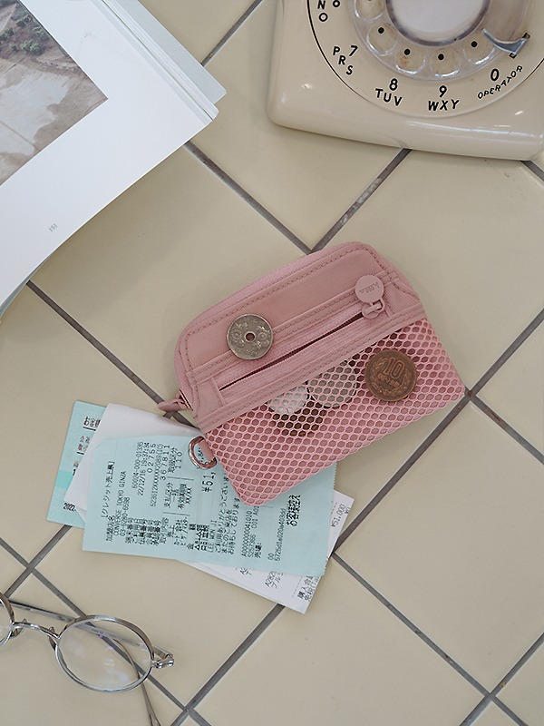 hlllo Travel Wallet_Dusty Pink